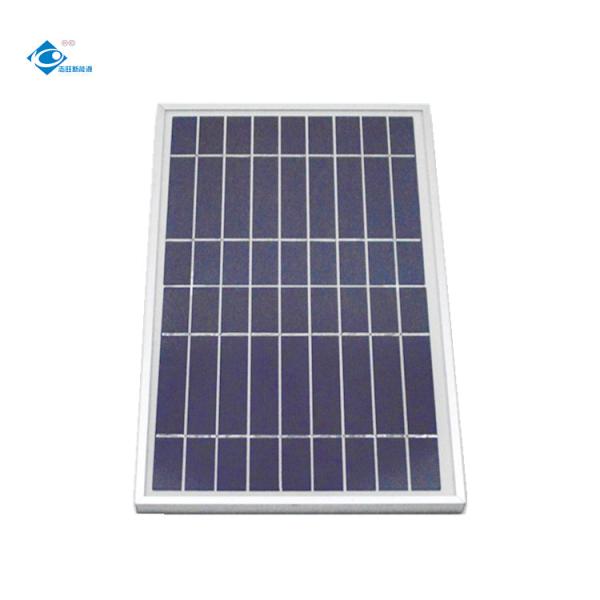 10W Portable Solar Panel Charger ZW-10W-9V Poly Crystalline Glass Laminated