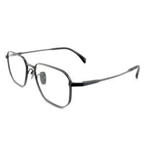 TF3364 Lightweight Titanium Eyewear Frames , Durable Rectangle Eyeglass Frame