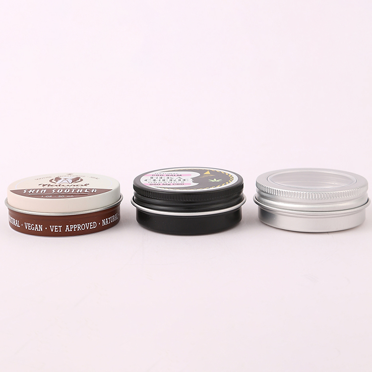Makeup Tools Empty Storage Container 5 10 15 20 100 150 g Matte Silver Metal Aluminum Jar for Candle Shoe Polish Saffron