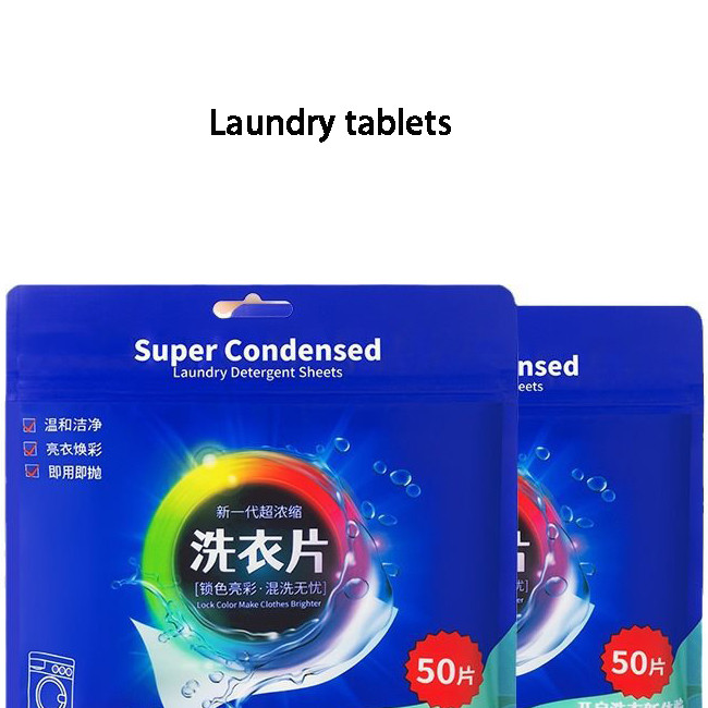 Portable Clothes Washing Sheets Bubble Wrap Powerful Decontamination And Fragrance Washer Sheets