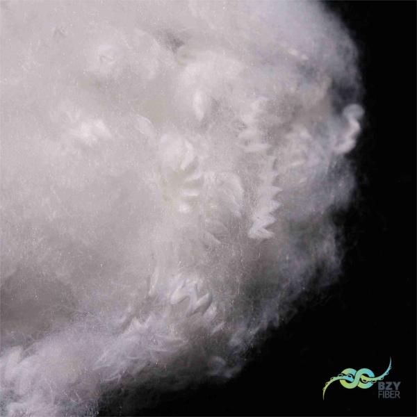 Recycled Fire Retardant Fiber A1 White Polyester Fiber Excellent Fireproof