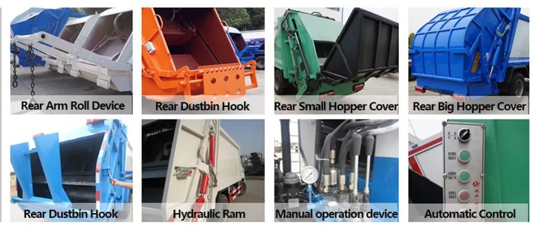 HOWO Waste Removal Compressor Compression Compressed Basement Garbage Truck