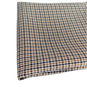 Soft Check Fabric Yarn Dyed Houndstooth 100% Polyester Color Fastness 3-4 Grade