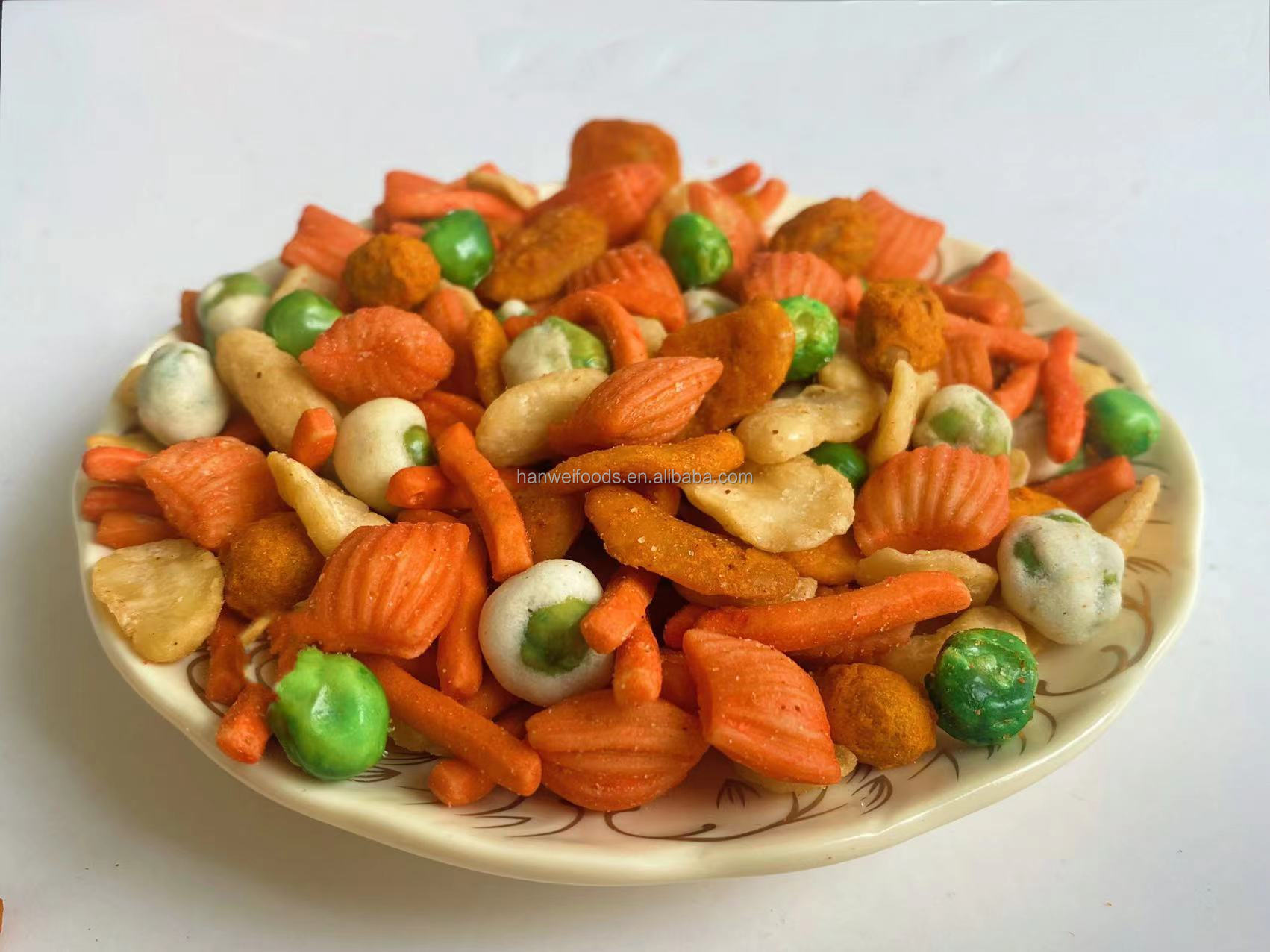 Japanese Snacks Roasted Rice Crackers Crispy Red Biscuits Shrimp Flavor Cracker Snack