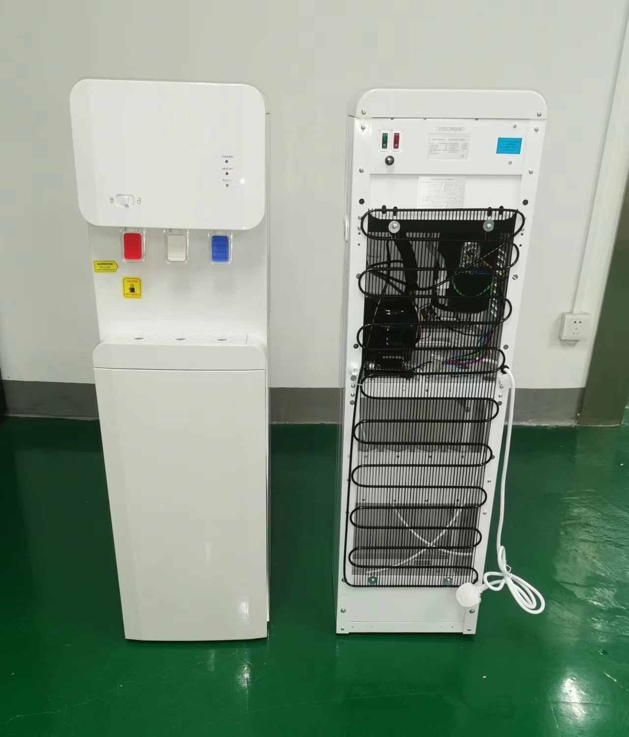 Compact ABS Plastic Drinking Water Dispenser with Hot And Cold Option