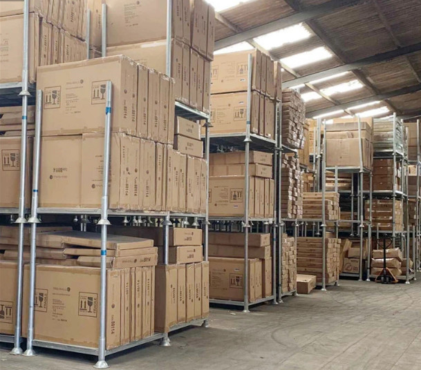 Stacking Folding Storage Rack Pallet Supermarket Use Rack / Display Rack