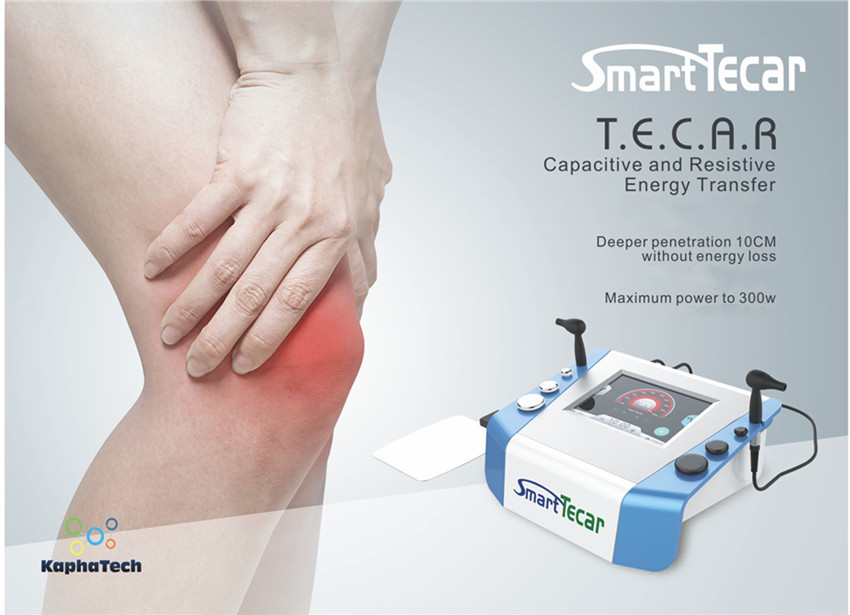 Soft Tissues 10.4'' Tecar Therapy Diathermy Machine For Pain Relief 300KHZ 448LMZ