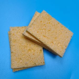 6*8*0.5cm High Absorbency Rectangular Cellulose Sponge Swab Environmental