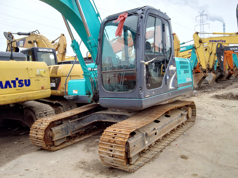 Customized Used Kobelco Excavator 14Ton 14000 KG 74KW MITSUBISHI Engine