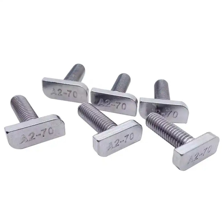 SS2205 2507 M8 M10 T Head Track Bolt Super Duplex Stainless Steel Hardware Fasteners