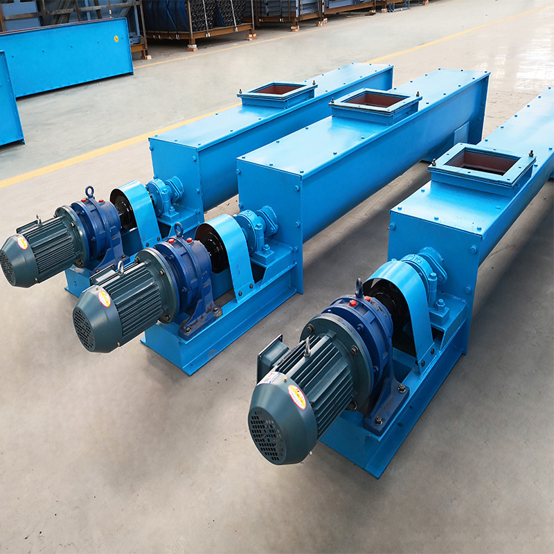 OEM Custom Industrial Cement Carbon Steel Auger Conveyor for Ash Coal Soil and Aggregate
