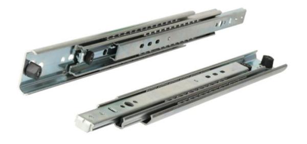 Furniture Cabinet Undermount Drawer Slides Rail Soft Close Kitchen Slim Drawer