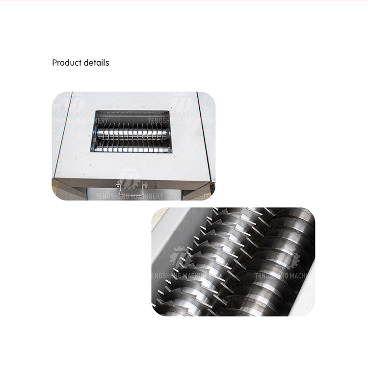 Industrial Electric 800KG/H Meat Processing Machine Beef Lamb Chicken Dicer