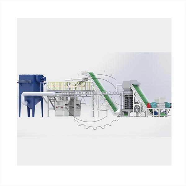 AC Air Conditioner Radiator Aluminum Copper Separator Shredder Recycling Machine