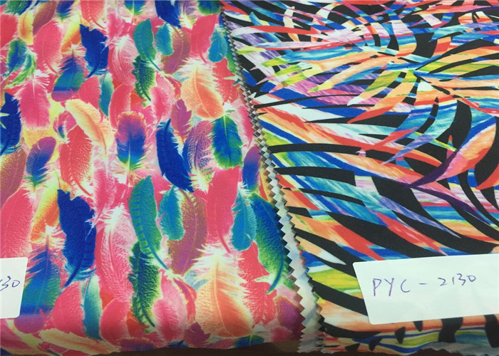 Colorful Designs Recycled Lycra Fabric Semi Dull For Graphic Pant