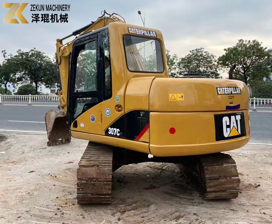 Used 7 Ton Mini Excavator CAT 307C With Japan Hydraulic Valve CAT