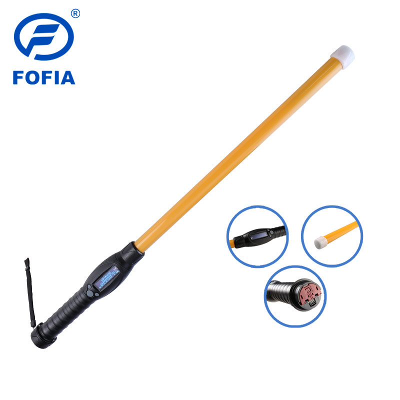 RFID Stick Reader ISO11784/5 Protocol FDX-B And HDX reader Powered by 4 AA batteries