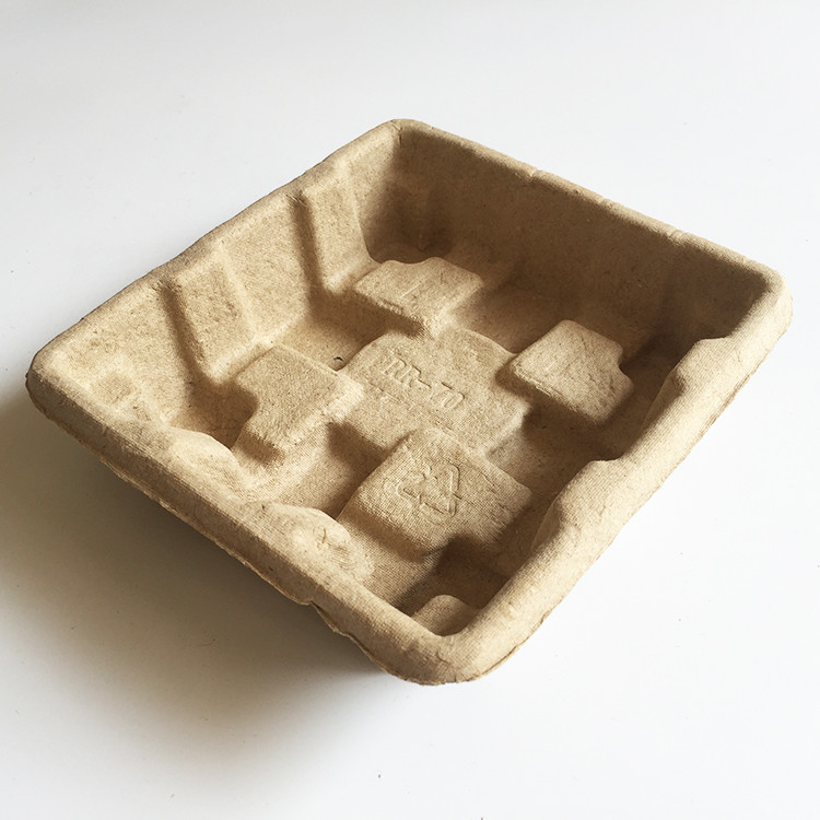 Customized Recycled Paper Molded Pulp Tray Dry Press Box Insert For Toy
