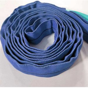 High Tenacity Blue Polyester Webbing Sling 240mm Width