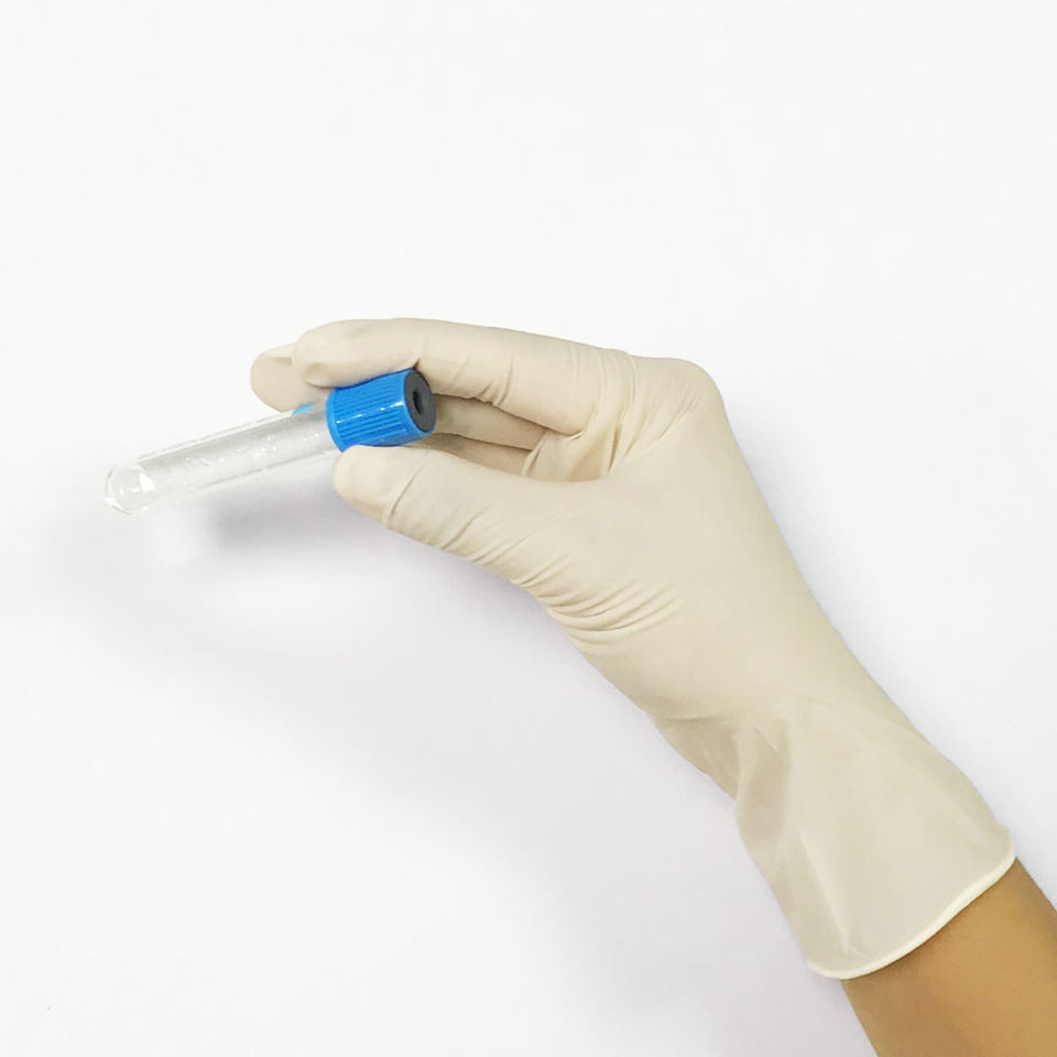 Skin Color Latex Gloves Powdered Examination Gloves Disposable For Cleanroom Household Use Wholesale