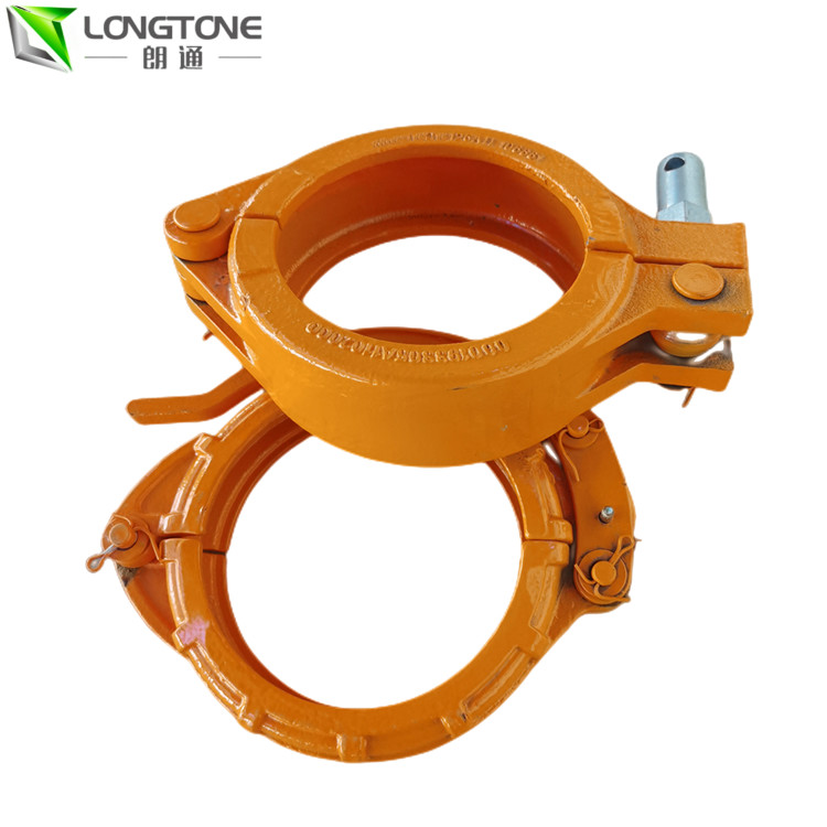 CIFA Trailer Truck Mounted Concrete Pump Pipe Clamp For Rubber Hose