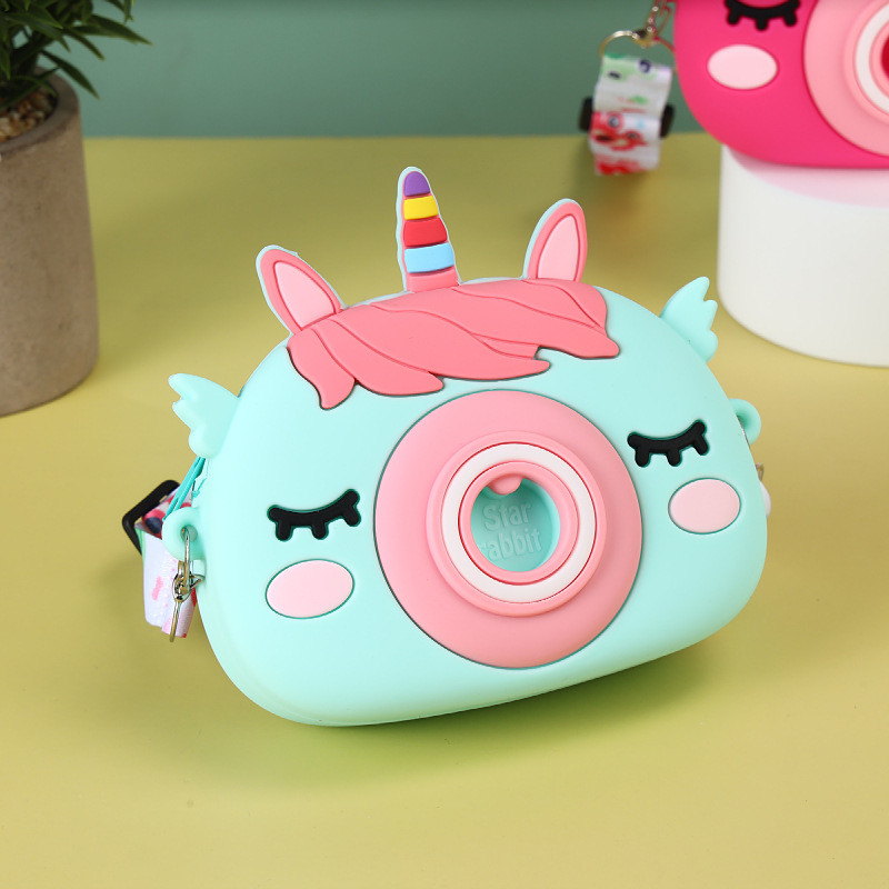 Big Pop Purse Unicorn Pop Purse For Girl Pop Bag With Unicorn Pop Toy Shoulder Bag Fidget Toys Pop Fidget Backpack Toy