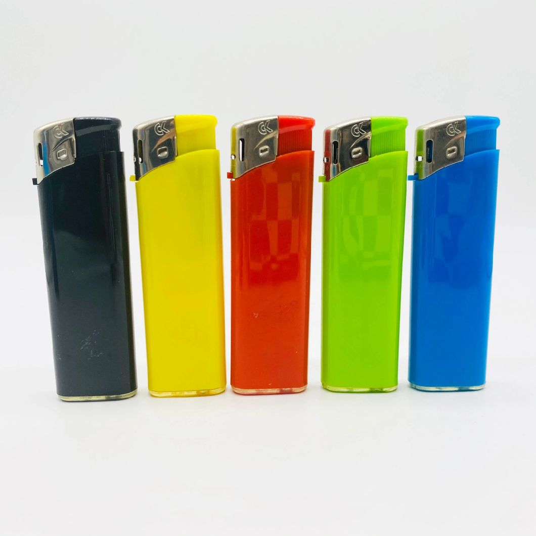 Dy-075 Dongyi Promotional Wholesale Solid Color Printing Disposable Plastic Lighters