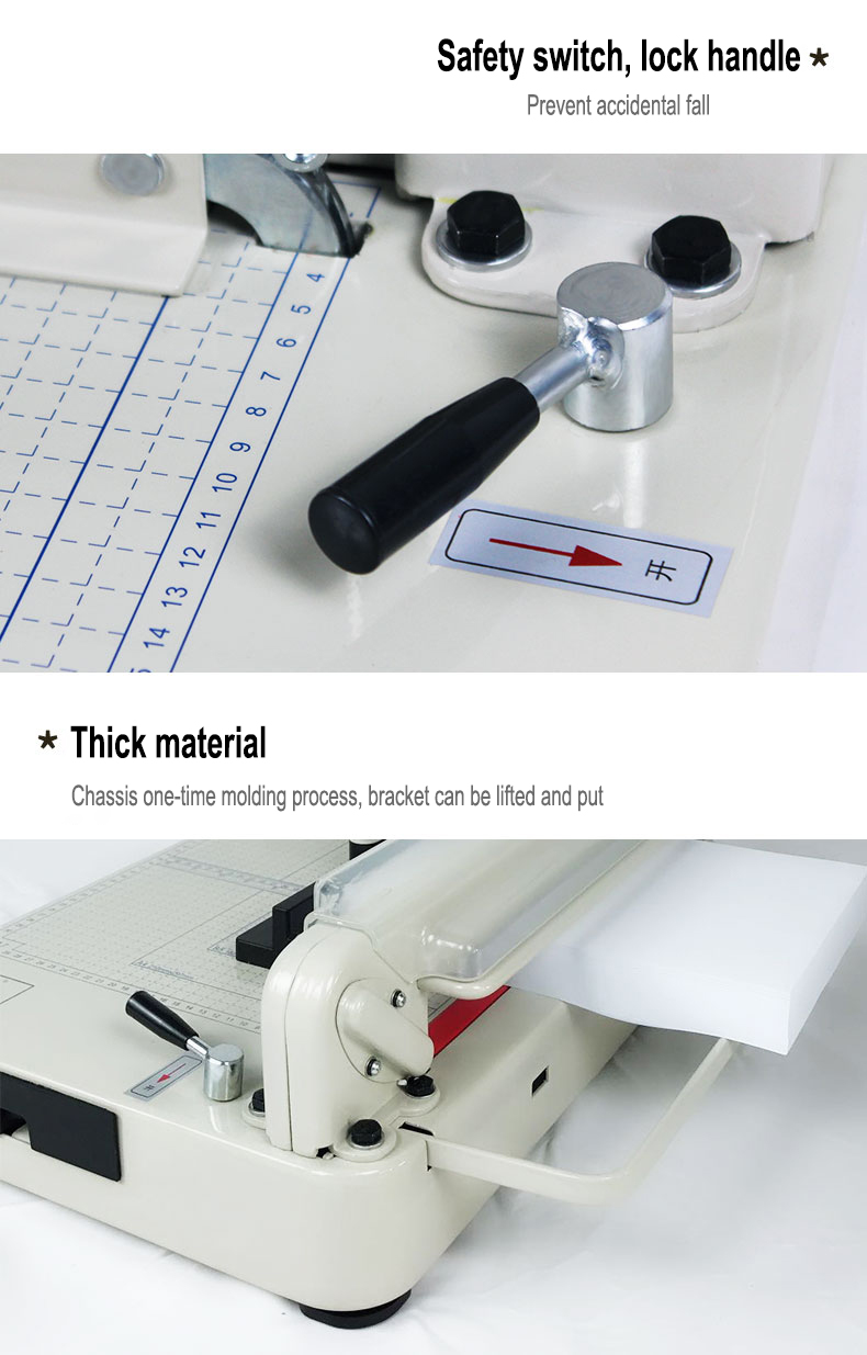 Heavy Duty A4 Paper Cutter Manual Guillotine Cutting Machine for Office and Home