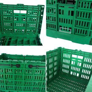 2019 New design big size Plastic Crates foldable and stackable