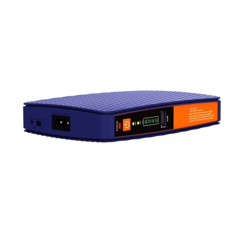 High Mass 18W Lithium Batteries Mini DC UPS With LED Display and 8000MAH LIFEP04