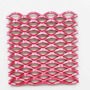 Light Weight Aluminum Sheet Mesh , Cladding Aluminium Security Mesh Sheets