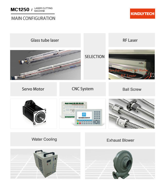 DC 150W CO2 Metal Laser Cutting Machine With CNC System
