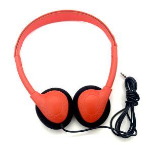 90 Degree Rotating Headband Headphones Reusable Airline Headset 3.5mm Custom