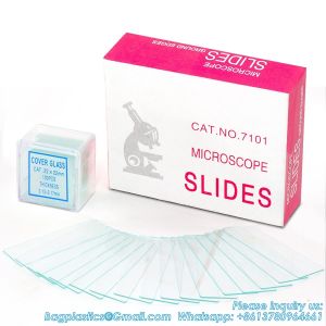 Microscope Slides And Covers, Blank Glass Slides For Microscope Set - 50 Slides,