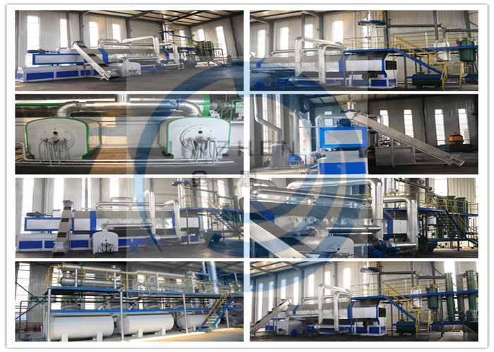 Fully Continuous Waste Tyre Pyrolysis Plant To Oil And Carbon Black And Steel Wire