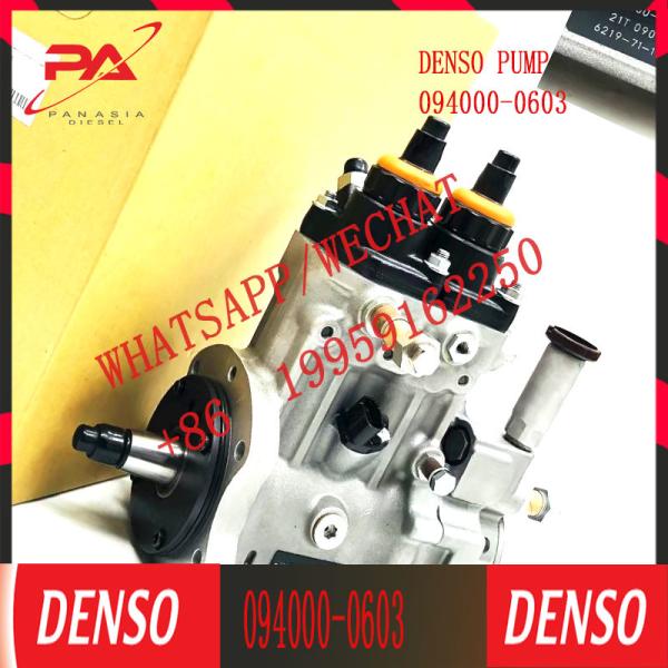 Fuel Pump 6245-71-1111 094000-0603 for Excavator PC1250-8 Wheelloader Wa600-6
