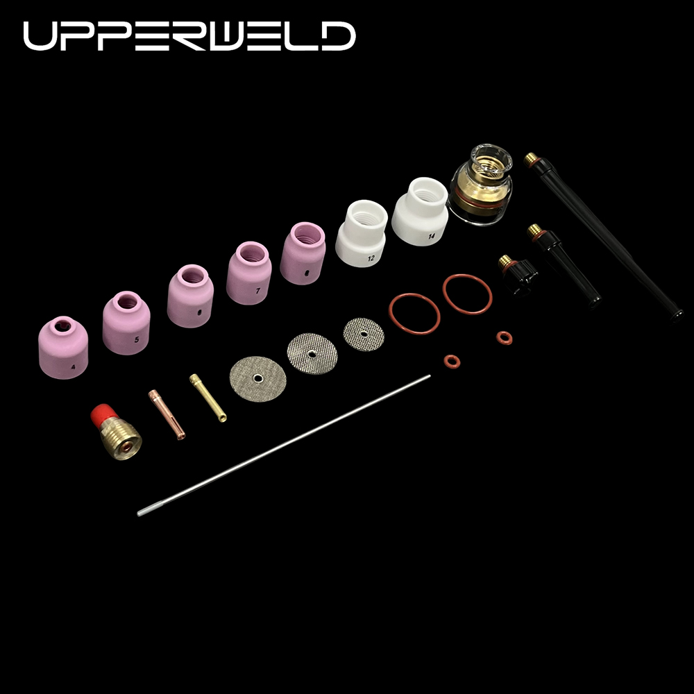27PCS TIG Welding Torch Accessories for WP-9/20 2.4mm Diameter Ceramic Nozzle Included