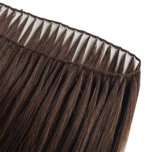  Feather weft hair extensions best solution for thin hair Manufactures