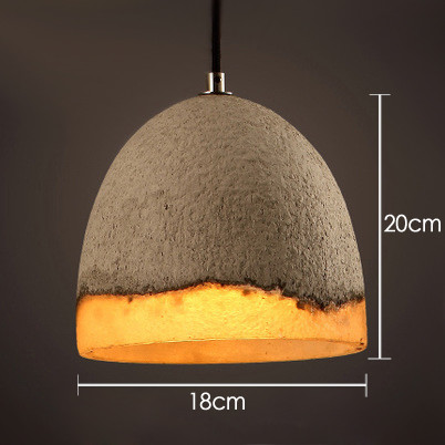 Industrial Style Retro Restaurant Bar Chandelier Clothing Shop Cafe Corridor Aisle Cement Lamp(WH-VP-242)