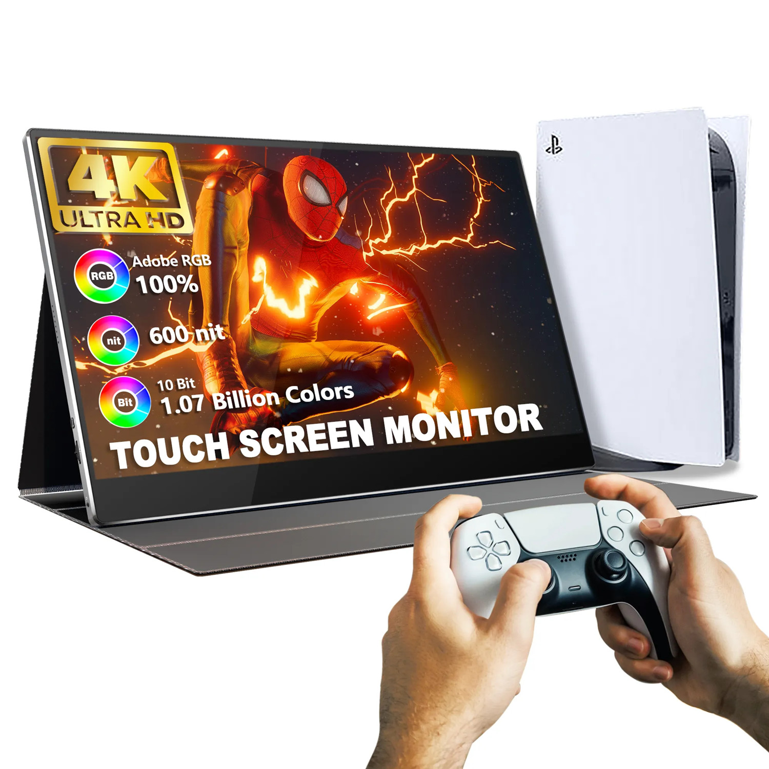 OEM / ODM 15.6' Portable Monitor With Touch Screen Customization Wholesale For Laptop