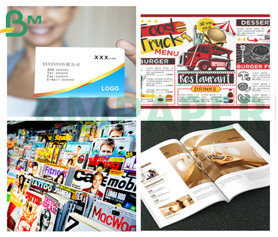 90% Brightness 12PT 14PT C2s Cover Paper In 28 x 40inch and 24 x 36inch 