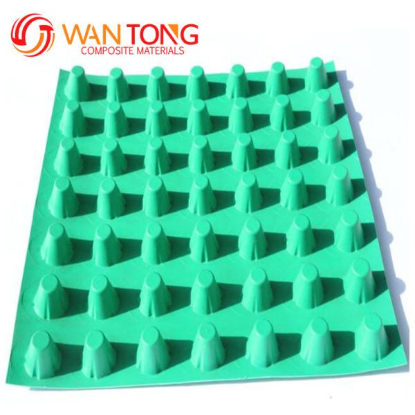 Hotel Drainage Board with Geotextile HDPE Dimple Composite CE/ISO/ISO14001