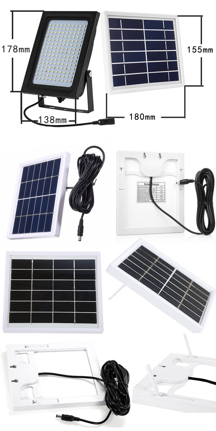 Energy Saving LED Solar Motion Sensor Flood Lights , 20w Warm White Led Spotlight