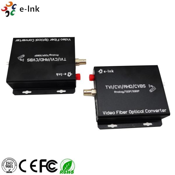 Quality 1Ch HD-AHD/HD-CVI/HD-TVI/CVBS 4-in-1 Video Fiber Converter for sale