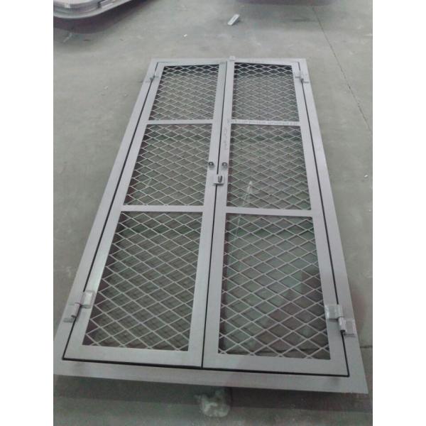 Quality Single & Double Opening Wire Mesh Fence Door 8 mm Thickness for sale