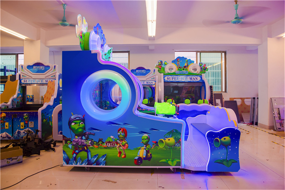 3 Players Water Shooting Arcade Ticket Redemption Game Machine For Playground