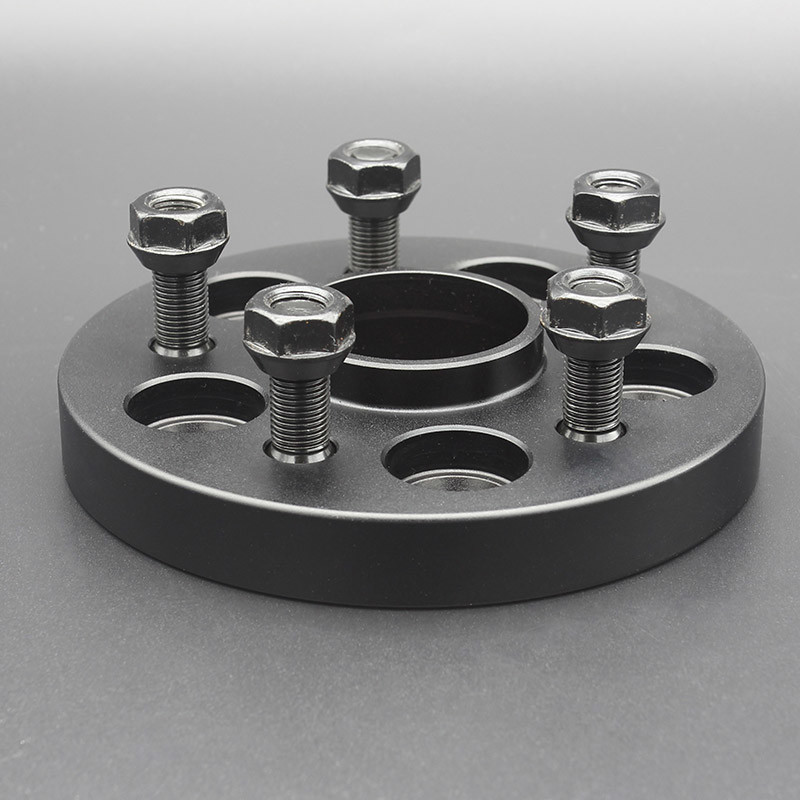 Fully Black Hubcentric Forged Aluminum Wheel Spacers For SUBARU Bolt Pattern 5x100 20mm