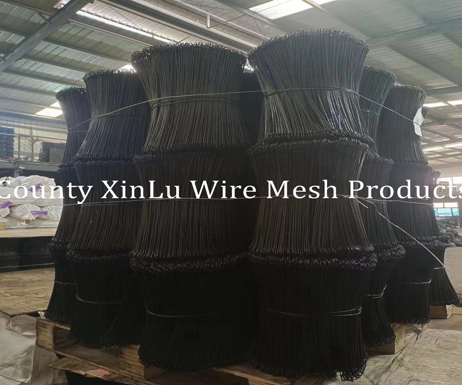 Binding Double Loop Rebar Tie Wire PVC Coated Q235 BWG16 10cm Length Bar Tie Wire