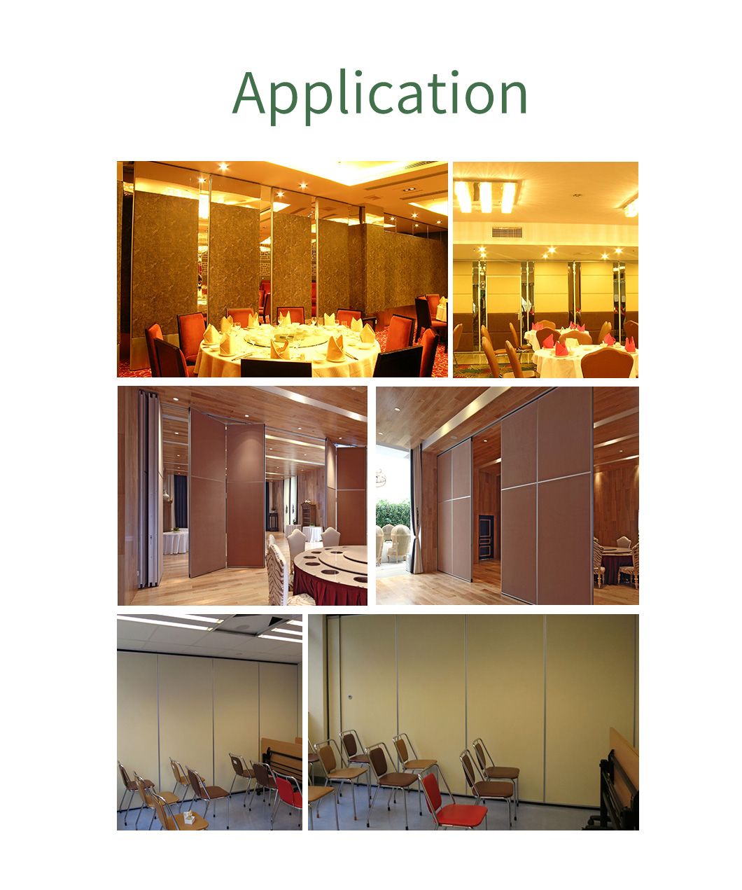 Customizable Movable Partition Wall 1200mm Width For Multi Function Hall