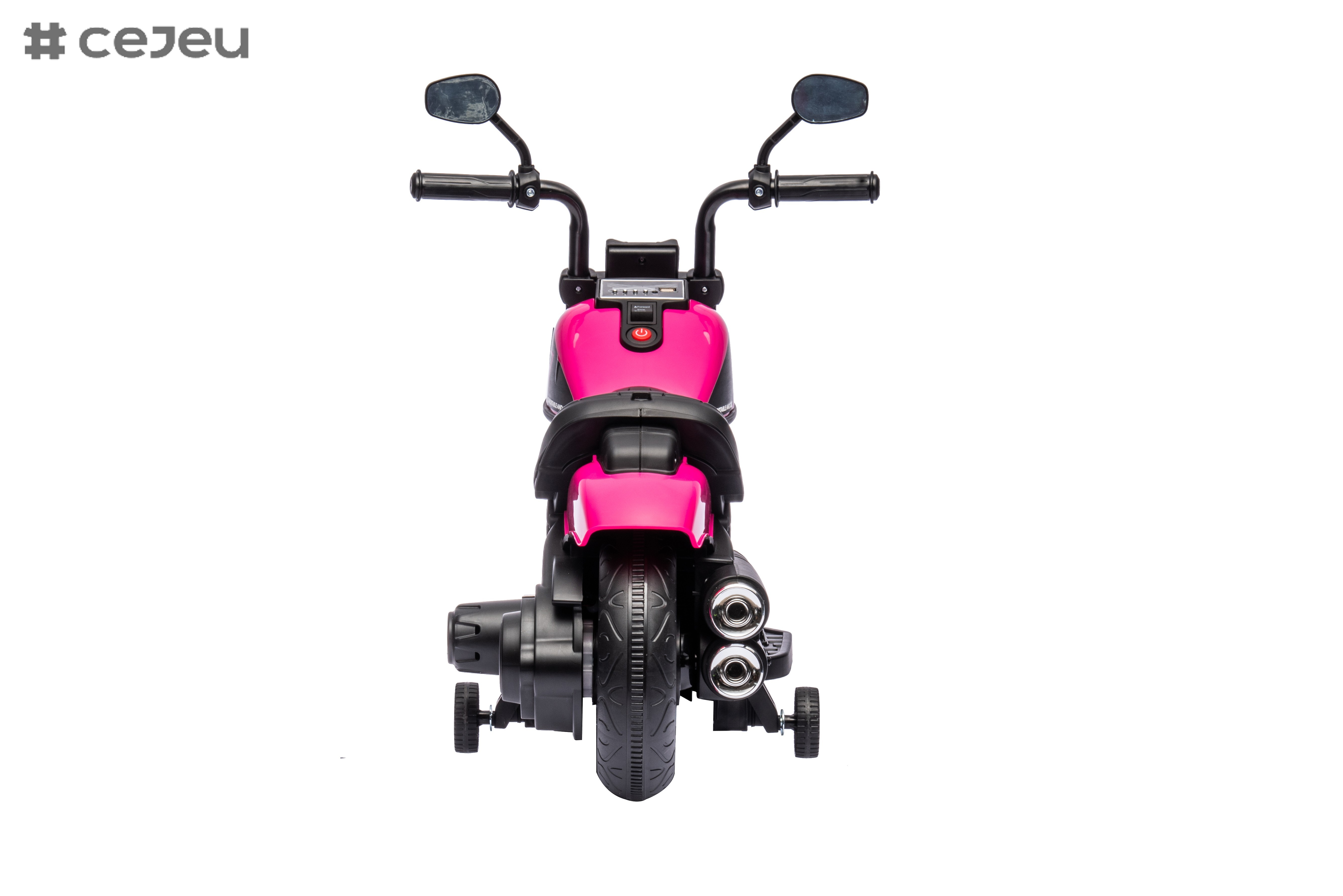 Electric Kids Motorcycle Toy, Music & Lights, Hand Acceleration & Foot Brake, 6V4.5AH